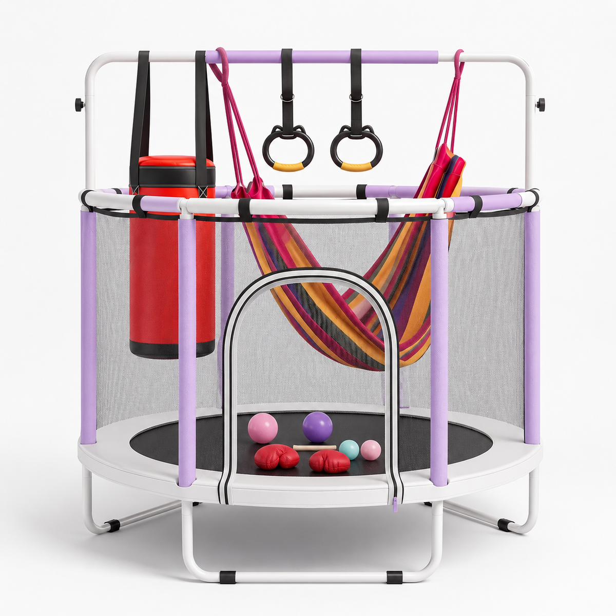 55" Trampoline with Safety Enclosure
